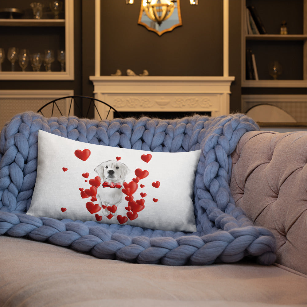 Love my Golden Throw Pillow