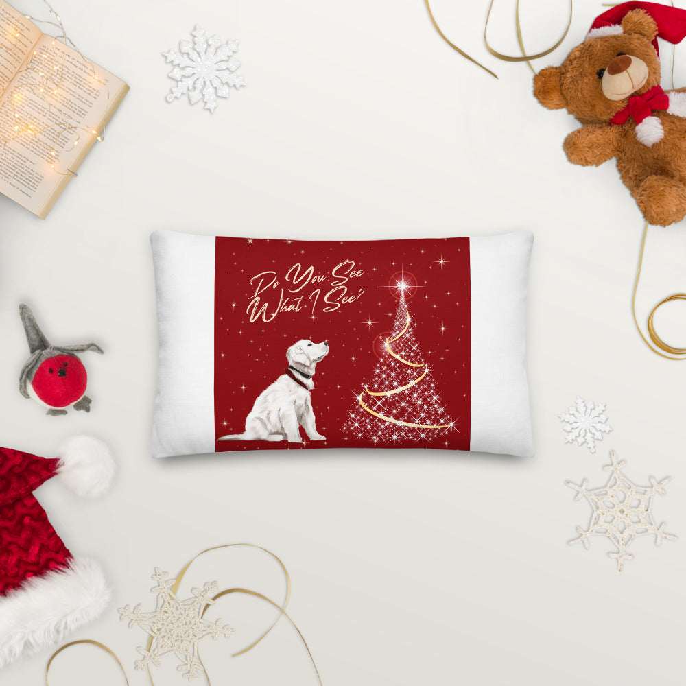 Do You See What I See? Premium Pillow