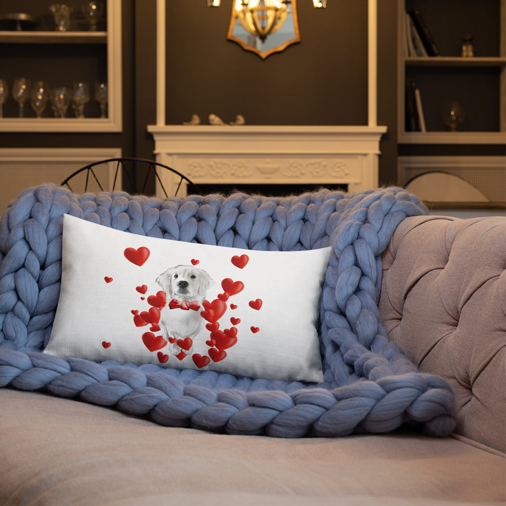 Love my Golden Throw Pillow