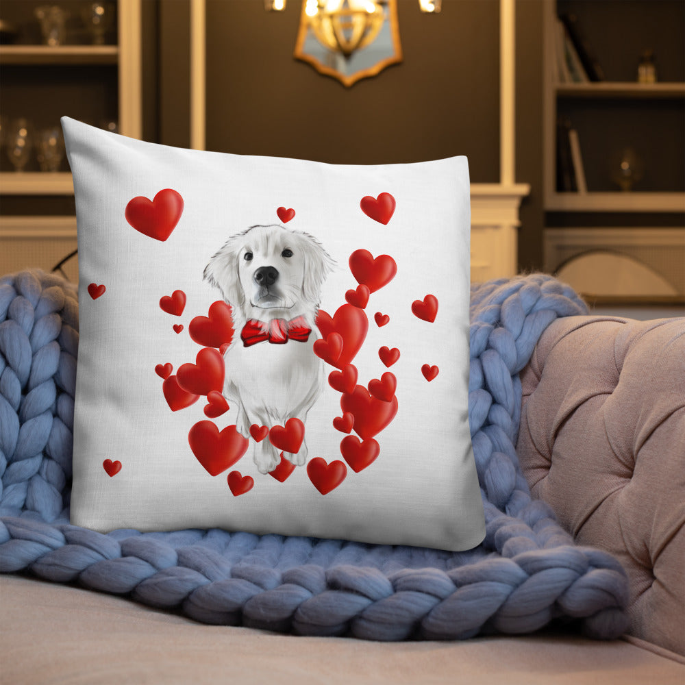 Love my Golden Throw Pillow
