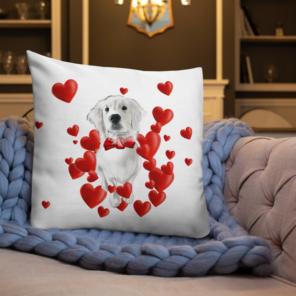 Love my Golden Throw Pillow