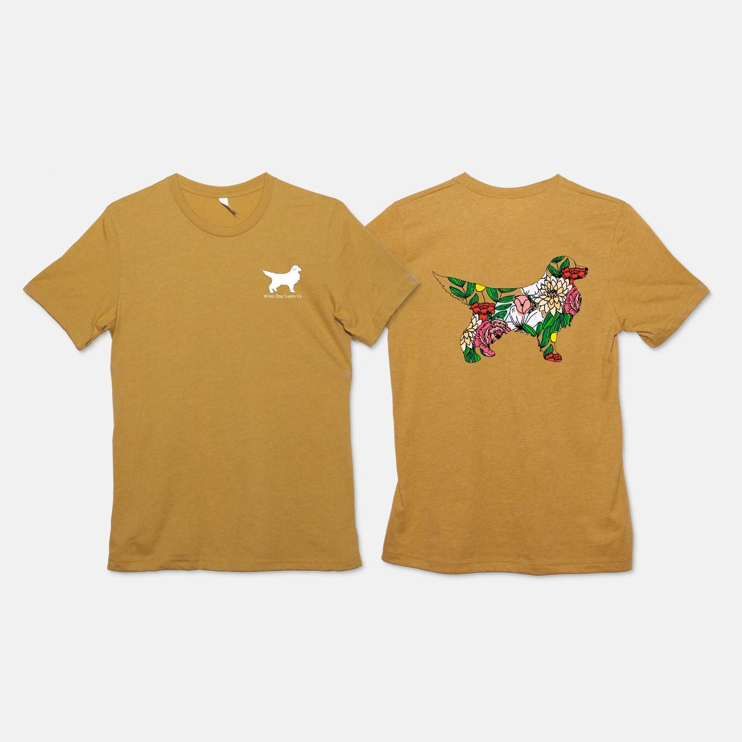Bold Flowers Bella Canvas Unisex Tee 3001CVC
