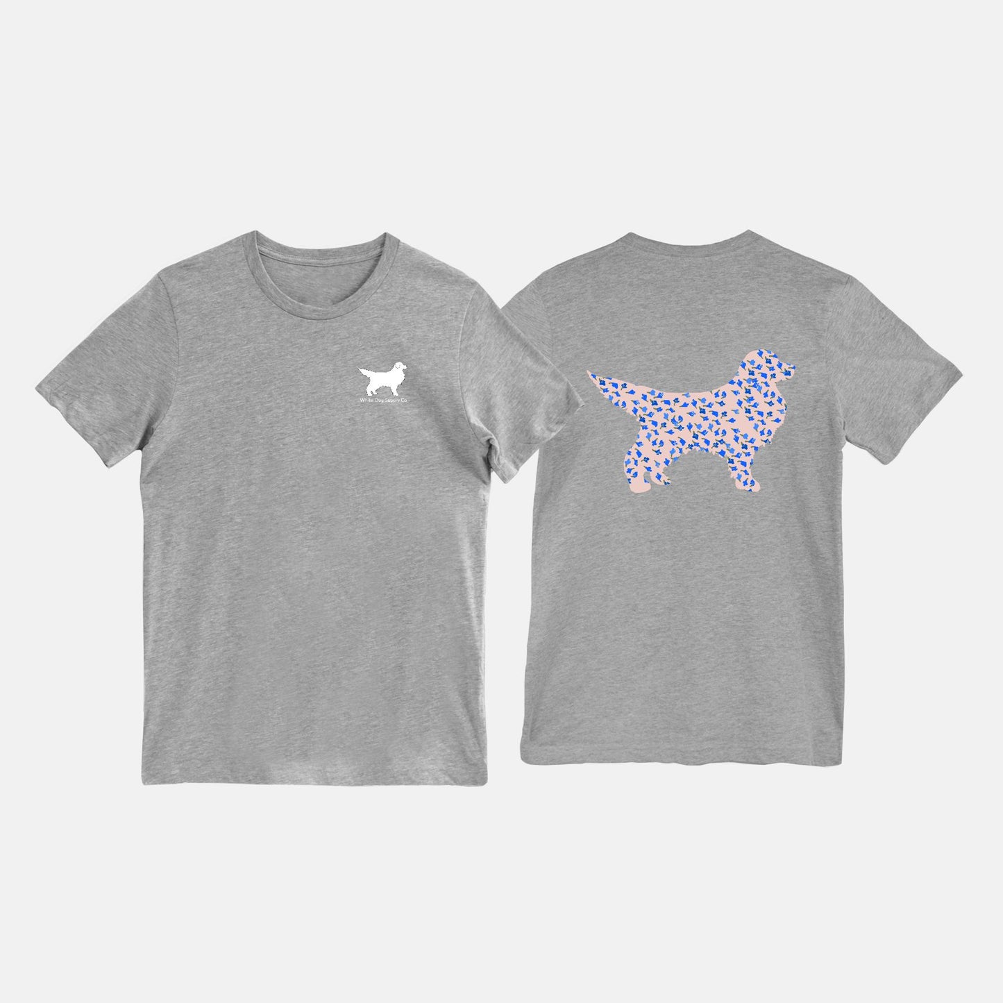 Blue/Pink Design Bella Canvas Unisex Tee 3001CVC
