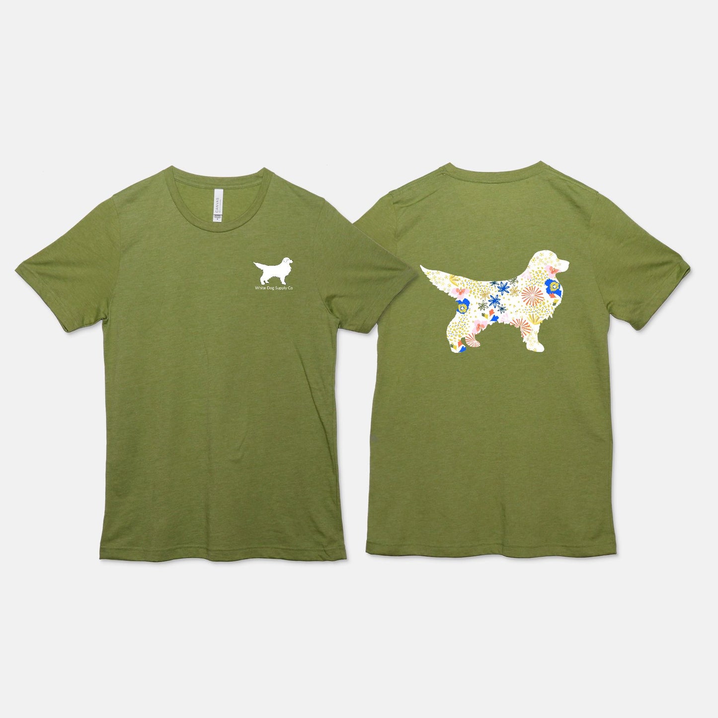 Light Flowers Bella Canvas Unisex Tee 3001CVC