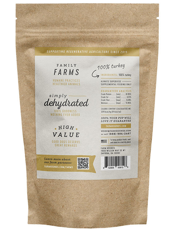 Farm Hounds Turkey Strips Dog Treats