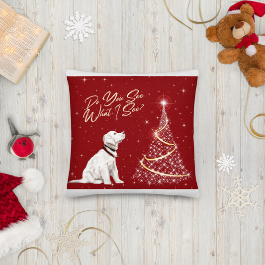 Do You See What I See? Premium Pillow