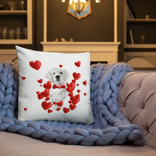 Love my Golden Throw Pillow