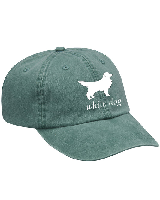 White Dog Adams Optimum Pigment-Dyed Cap