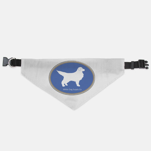 Medium Blue Collar Pet Bandana (LG & XL)