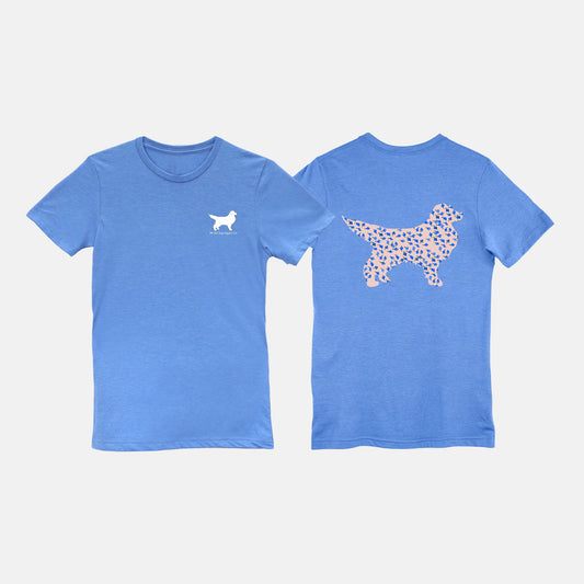 Blue/Pink Design Bella Canvas Unisex Tee 3001CVC