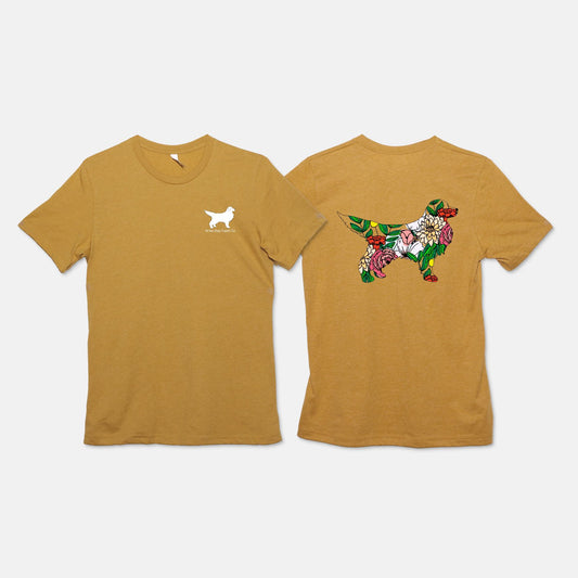 Bold Flowers Bella Canvas Unisex Tee 3001CVC