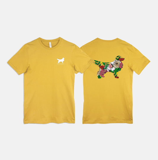 Bold Flower on Bold Bella Canvas Unisex Tee 3001