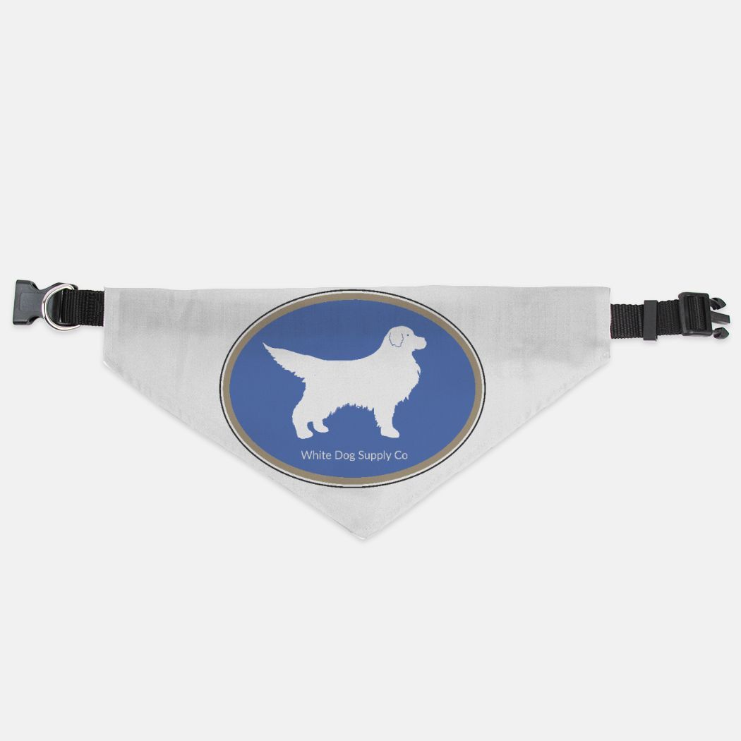 Royal Blue Collar Pet Bandana (LG & XL)